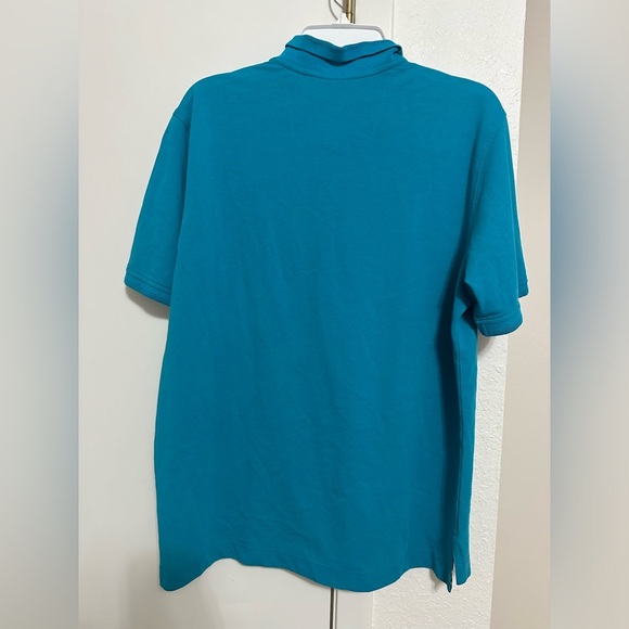 Robert graham men’s teal/blue camo polo shirt size L - Picture 3 of 5